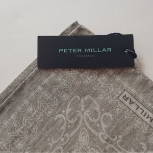 Peter Millar Print 100% Linen Double-sided Pocket Square